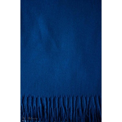 Lenço Pashmina Azul Marinho <br><span style='color:#fff;'>Joias</span>