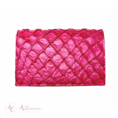 Bolsa Antonella De Pirarucu Pink<br><span style='color:#fff;'>Joias</span>